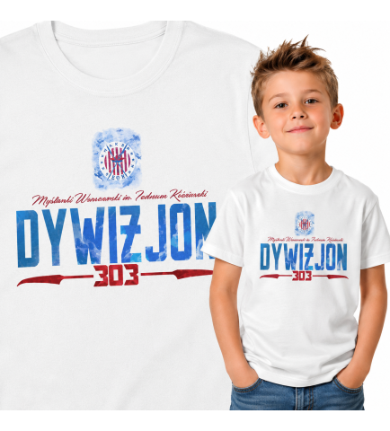 Koszulka dziecięca Patriotyczna  DYWIZJON 303 2